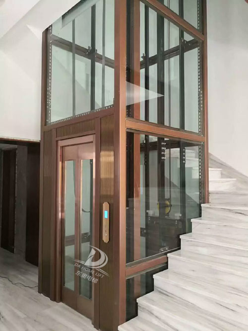 惠安家用別墅電梯實物案例 惠安家用別墅電梯實物案例